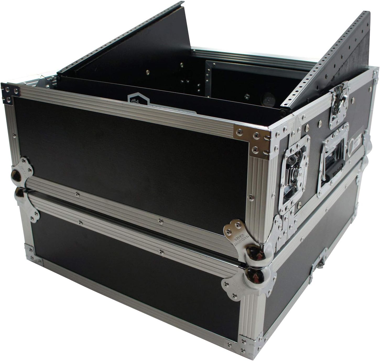 Harmony Audio Case HCM2U DJ Pro Audio 10U Slant Top 4U Vertical Mixer Rack Case New
