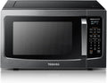 TOSHIBA ML-EM45PIT(BS) Countertop Microwave Oven with Inverter Technology, Kitchen Essentials, Smart Sensor, Auto Defrost, 1.6 Cu.ft, 13.6' Removable Turntable, 33lb.&1250W, Black Stainless Steel