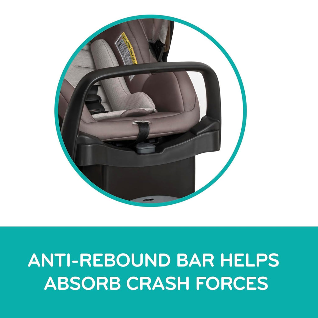 Evenflo Pivot Modular Travel System with LiteMax Preemie and Infant Car Seat (Dusty Rose Pink)