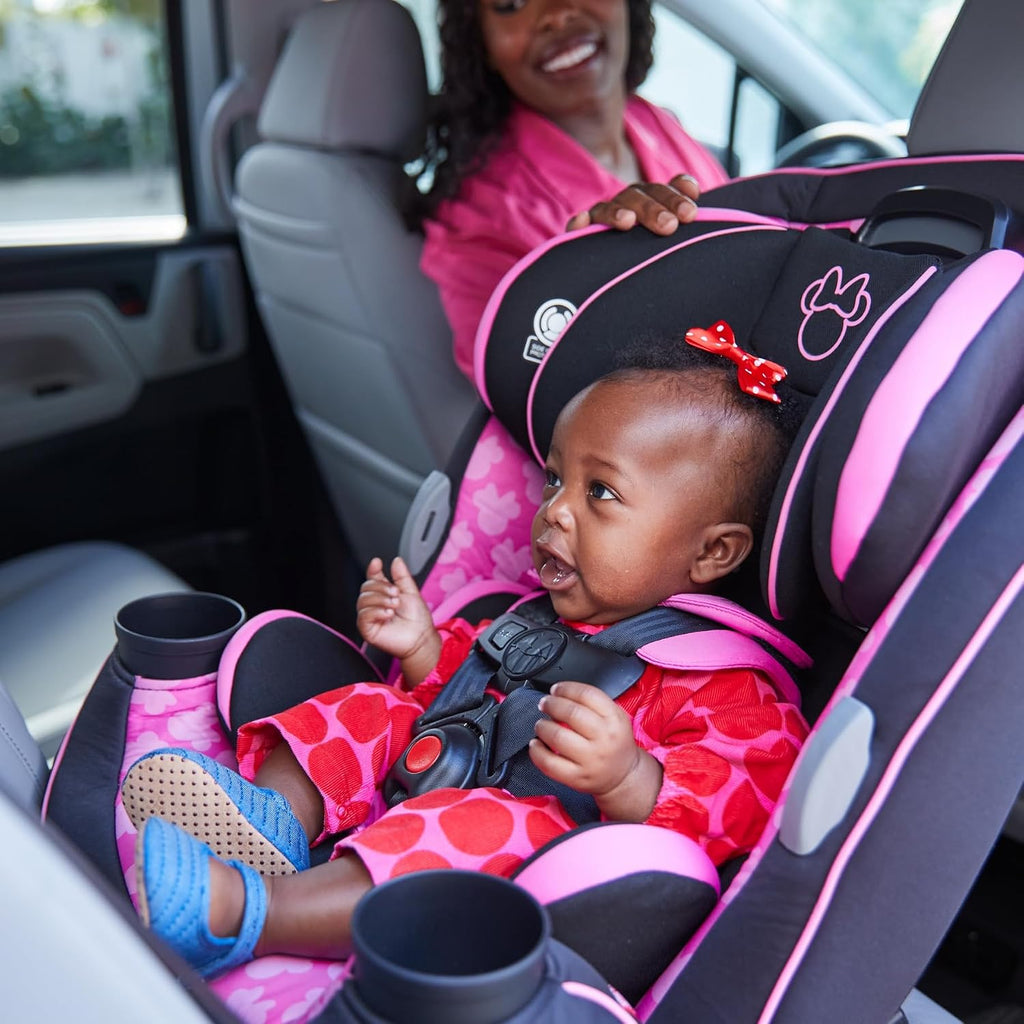 Disney Baby Grow and Go All-in-One Convertible Car Seat, Minnie Charm