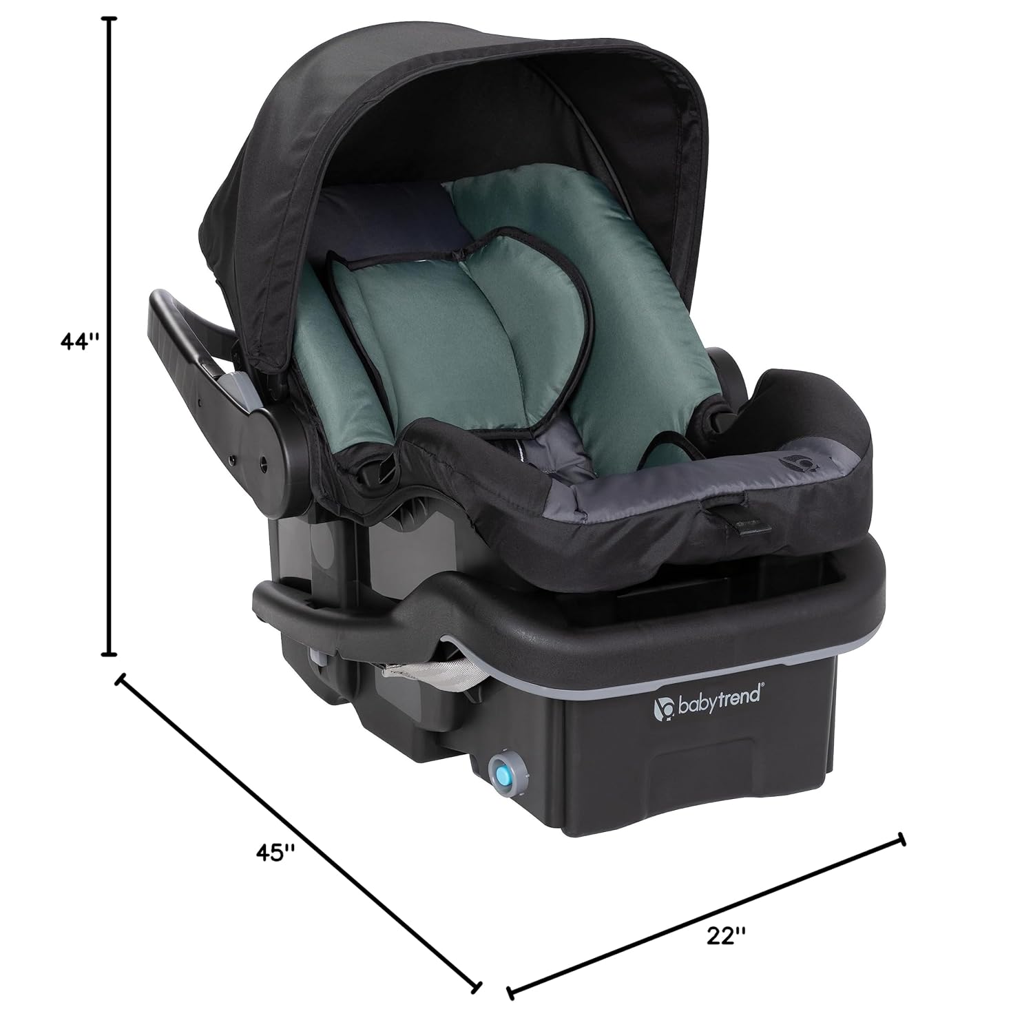 Baby Trend Expedition® DLX Jogger Travel System with EZ-Lift™ Plus Infant Car Seat, Dash Sage