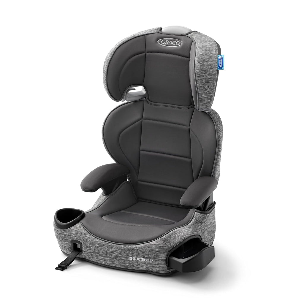 Graco® TurboBooster 2.0 LX Highback Booster Seat with Latch System Gannon; Infant to Toddler Transition car seat Safe & Comfortable