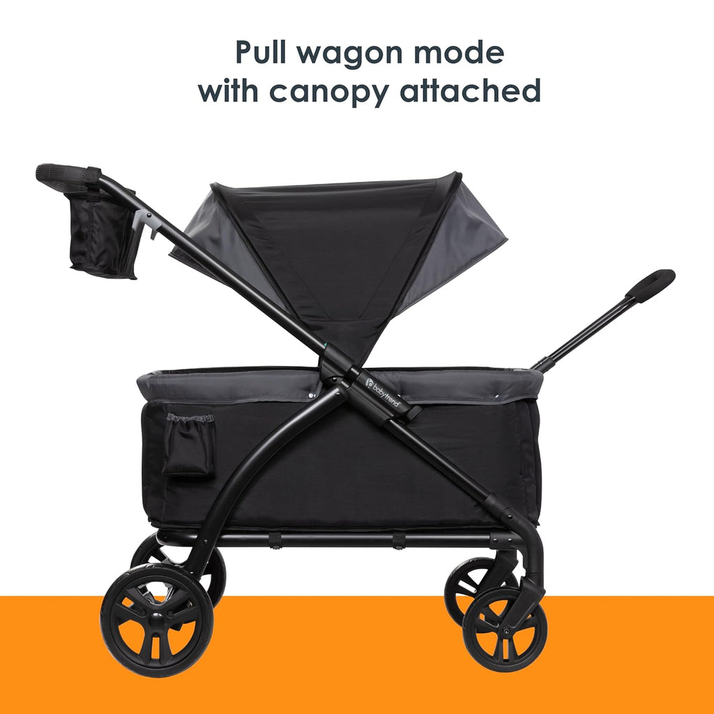Baby Trend Expedition® LTE 2-in-1 Stroller Wagon, Madrid Black