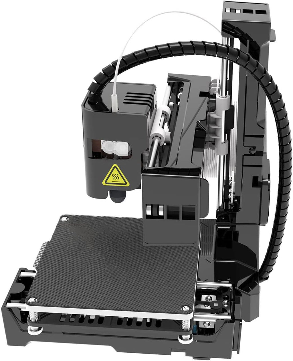 Mini 3D Printer, DIY High Printing Accuracy Small 3D Printer for Beginners, Uniform Heating Printing, Quick Assembly, 4x4x4in Printing Volume 3D Printers (US Plug)