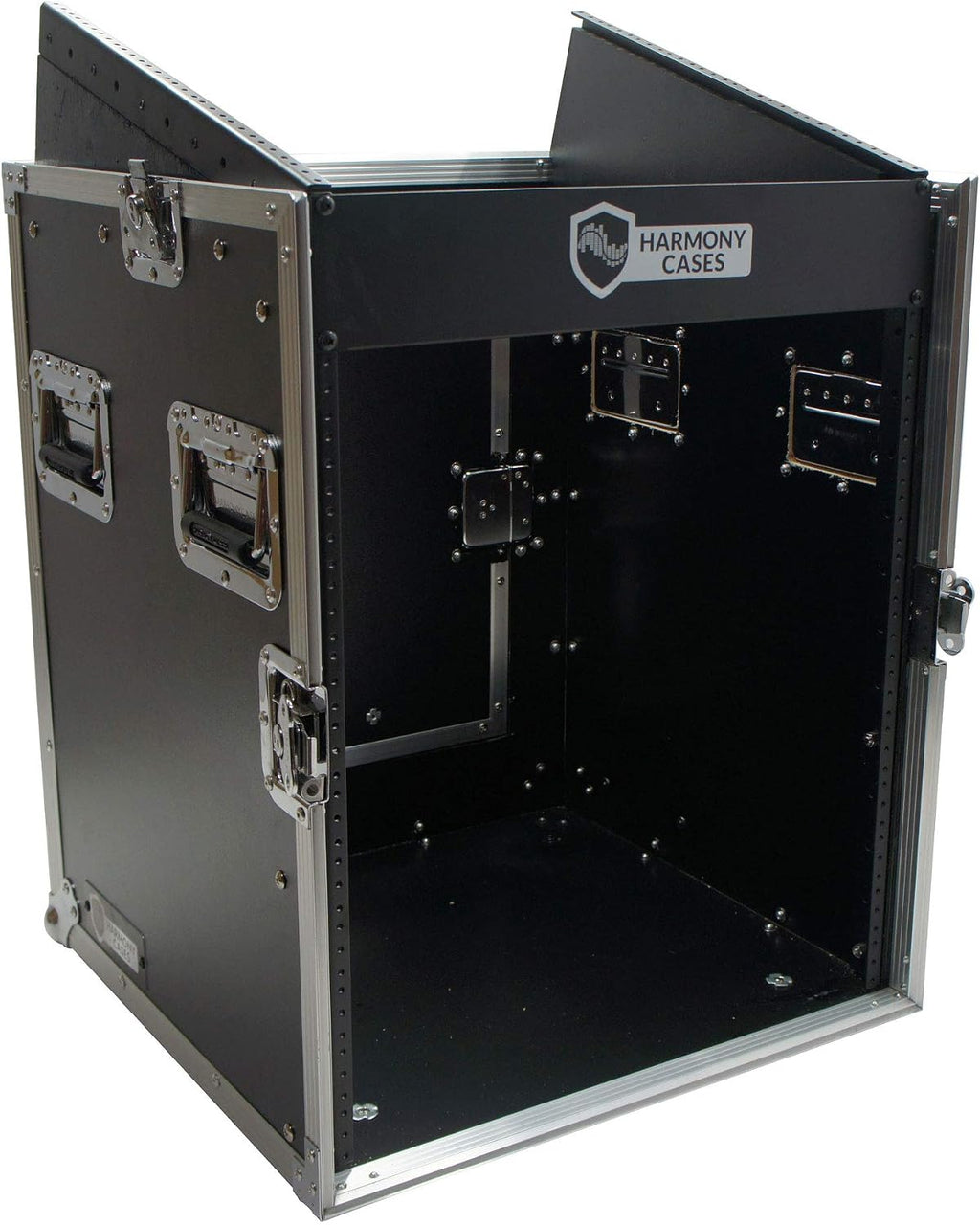 Harmony Audio Case HCM12U DJ Pro Audio 10U Slant Top 14U Vertical Mixer Rack Case