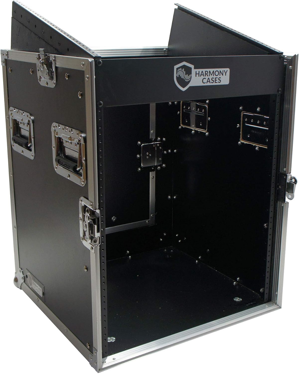 Harmony Audio Case HCM12U DJ Pro Audio 10U Slant Top 14U Vertical Mixer Rack Case