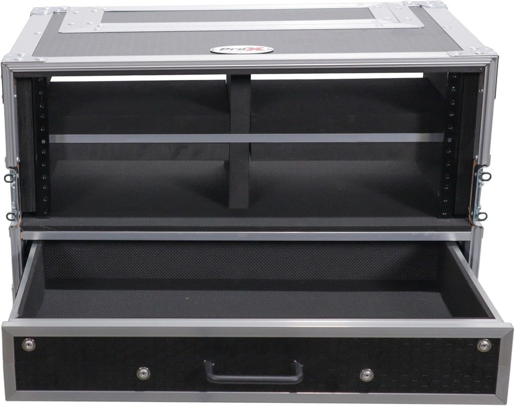 ProX XS-WM4U2DR ATA-style Rack Flight Case with Drawer - 4U