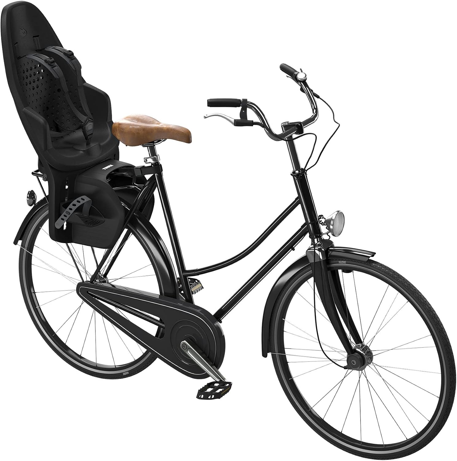 Thule Yepp 2 Mounted Child Bike seat, Adjustable footrests, 5-Point Harness and Easy to Mount Design