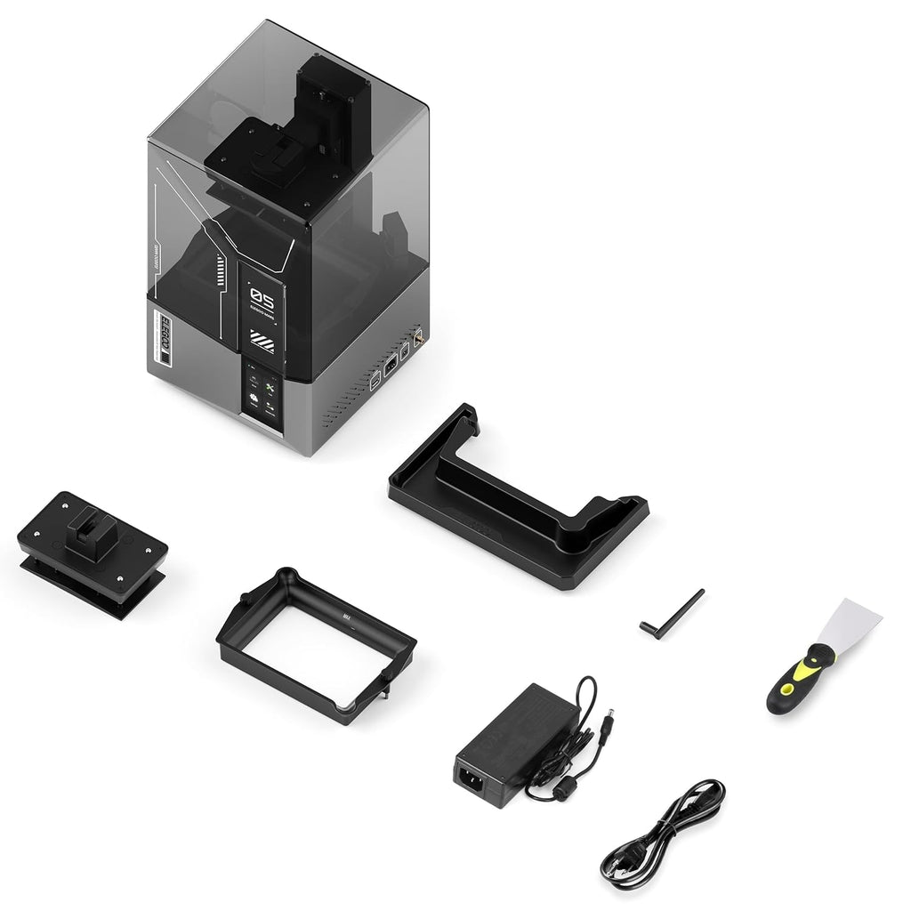 ELEGOO Mars 5 Ultra Resin 3D Printer with 7' 9K Mono LCD, 150mm/h High Speed Printing, Smart Automatic Leveling, Intelligent Detection, WiFi-Transfer, Printing Size of 6.04 × 3.06 × 6.49 inch