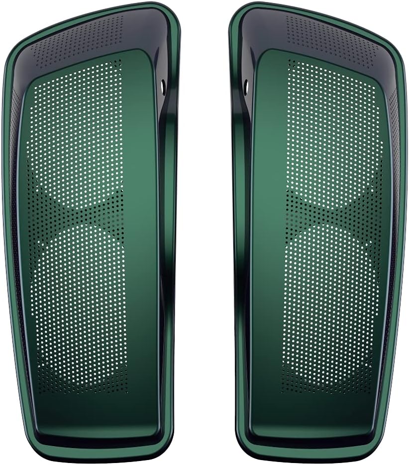Advanblack Saddlebag Dual 6x9 Speaker lids, Audio Covers Fit for H-D Touring, Road Glide, Street Glide Special, Road King, 2014 2015 2016 2017 2018 2019 2020 2021 2022 2023