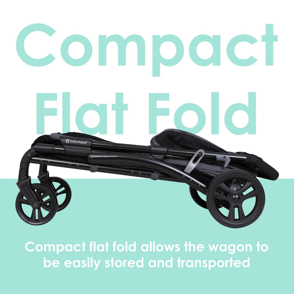 Baby Trend Expedition® LTE 2-in-1 Stroller Wagon, Madrid Black
