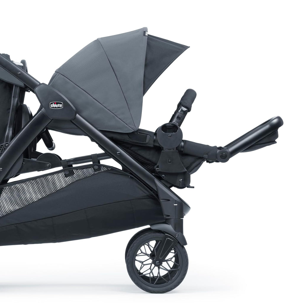 Chicco Corso Flex Full-Sized Modular Toddler Seat, Second Seat for Corso Flex Convertible Stroller to Convert into a Twin or Double Stroller, for Children up to 40 lbs., Legend/Black
