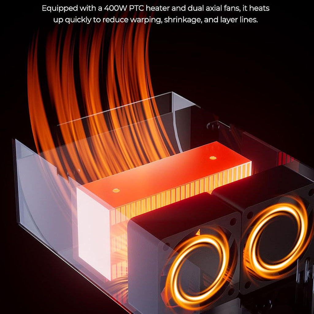 Creality Filament Drying Chamber Heater: Reduce ABS/PA/PC Filament Warp Print Warping, for Ender-3 Series, Ender-3 S1 Series, Ender-3V3 SE/KE, Creality HI/CR-10, Ender-5(Outer Layer has Enclosure)