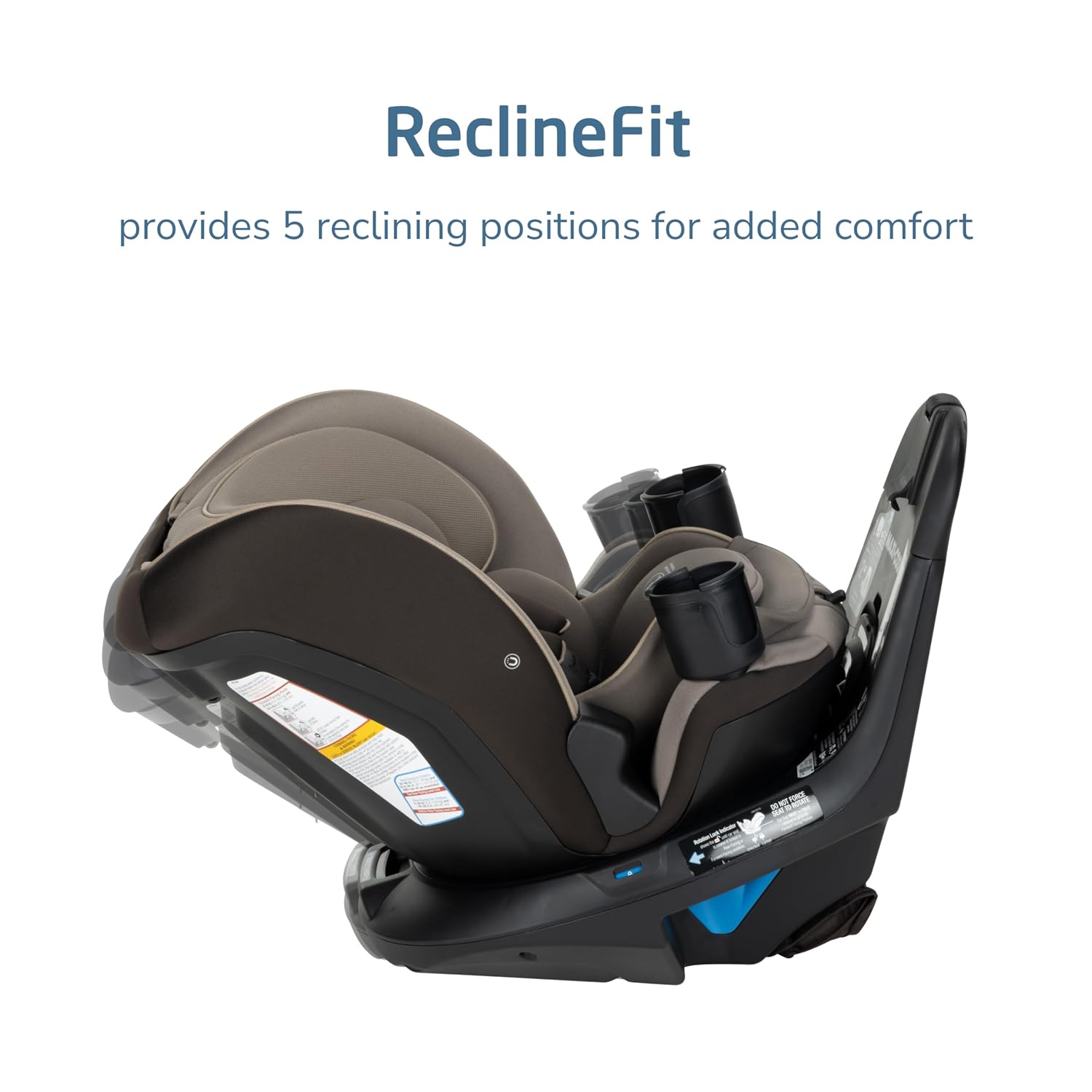 Maxi-Cosi Andi 360 Rotating All-in-One Baby Convertible Car Seat, Rear Facing, Forward Facing Infant Toddler Booster, Easy Rotation, Tension System, Harness Adjust, Truffle