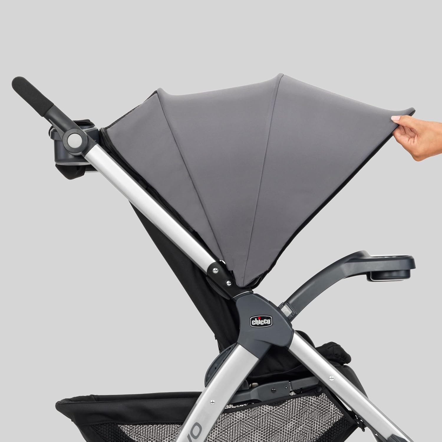 Chicco Bravo® 3-in-1 Trio Travel System, Bravo® Quick-Fold Stroller with KeyFit® 30 Infant Car Seat and Base, Car Seat and Stroller Combo | Parker