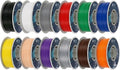 PLA 3D Printer Filament 1.75mm, 12 Rolls Bundle (1kg/2.2lb per Roll), 12kg Total, High Dimensional Accuracy & Low Odor, Suitable for Beginners, Compatible with FDM Printers