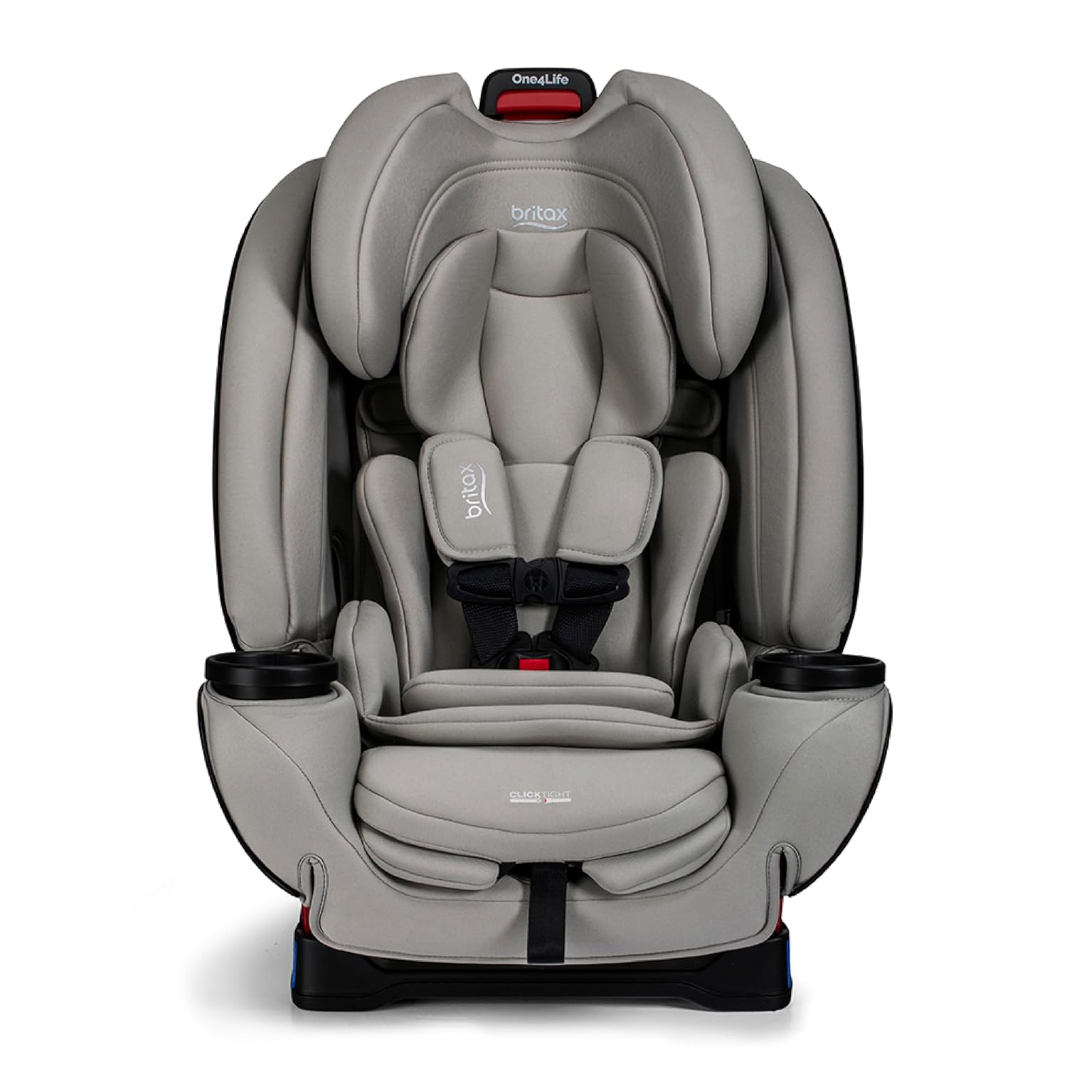 Britax One4Life All-in-One Car Seat, Up to 10 Years of Use, Rear Facing, Forward Facing, & Booster Modes, Extended Rear-Facing, ClickTight Installation & Breathable SafeWash Fabrics — Parchment