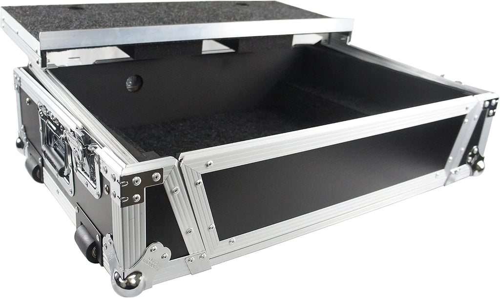 Harmony Audio Cases HCRNONE1UWLT Compatible With Rane One DJ Controller 1U Flight DJ Road Custom Case With Laptop Tray