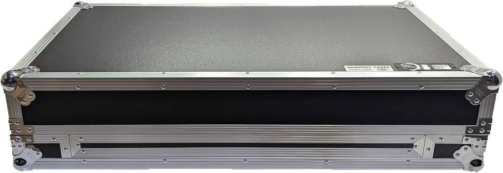 Harmony Audio Cases HCDJOPUSQUADWLT DJ Flight Case Compatible with Pioneer OPUS-QUAD Includes Laptop Shelf, Wheels and Velcro Sticker Strip to Secure Laptop - Black