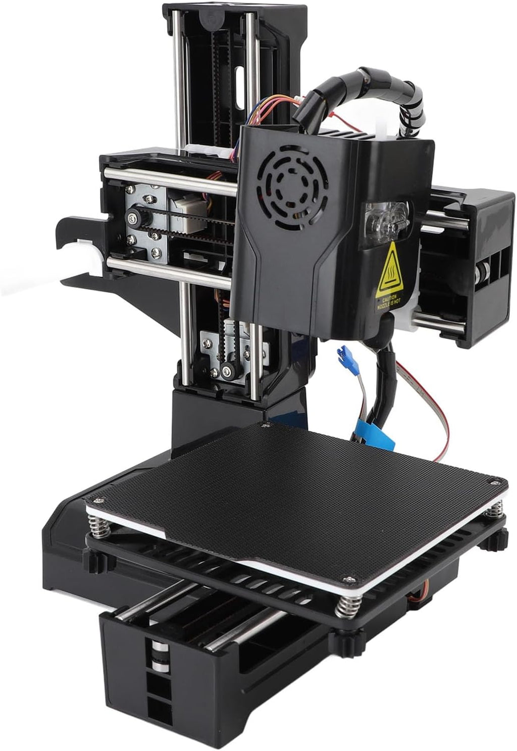 Small 3D Printer with Detachable Magnetic Print Platform, Open Frame, 230°C Direct Extruder, DIY Enthusiasts, for 7 8 10 System, Printing Size 100x100x100mm (US)