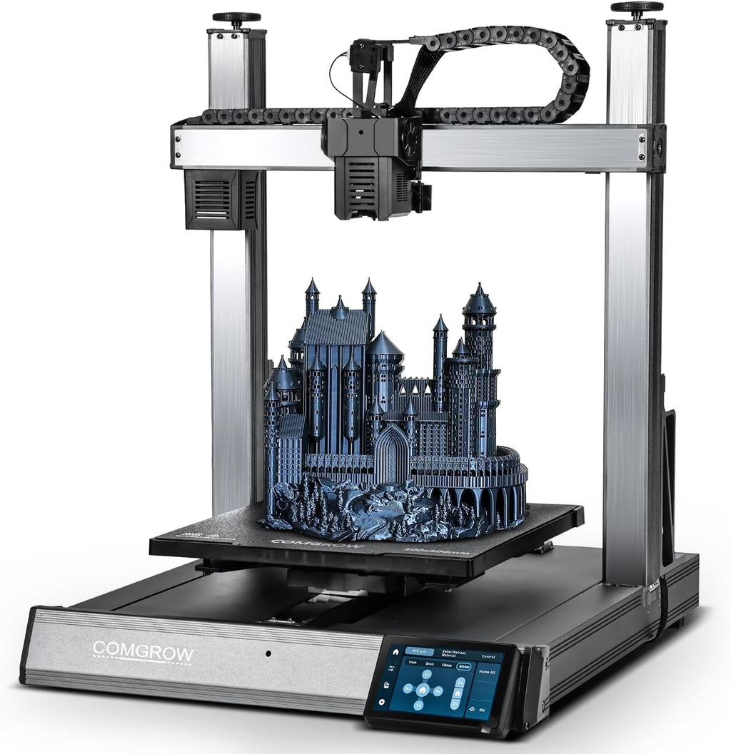 Sovol T300 3D Printer Max Speed up to 600mm/s, Klipper Firmware 300℃ All-in-one Hotend 30s Preheat Time 81-Point Auto Leveling 95% Pre-Assembly All Metal Body 11.8 * 11.8 * 13.8in
