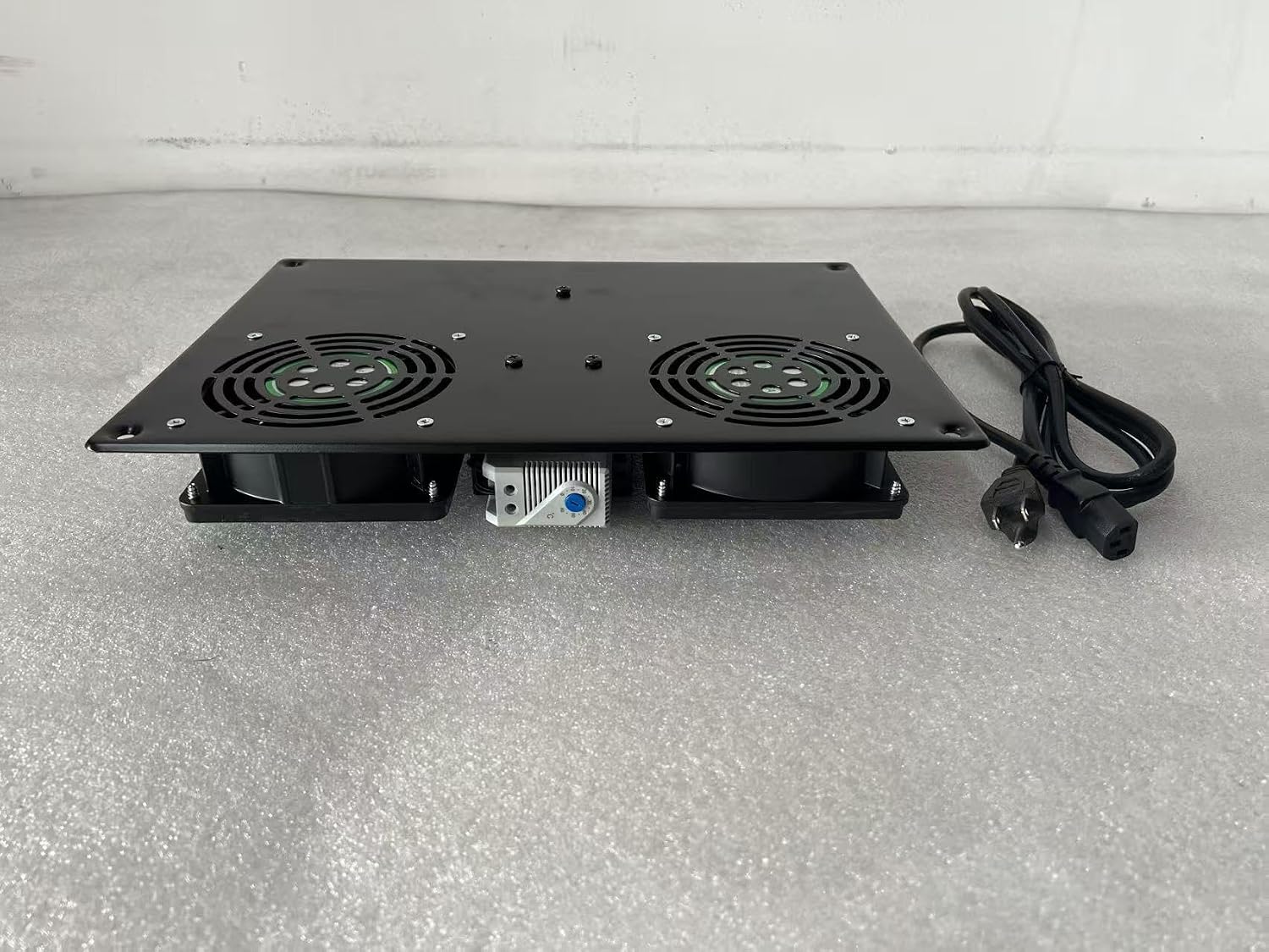 27U Server Cabinet Rack Enclosure,with Caster Wheels 2 Server Temperature Fans Locking Glass Door Removable Side Panels 27U Network Cabinet 22' Installation Depth,Standard 19' Equipment