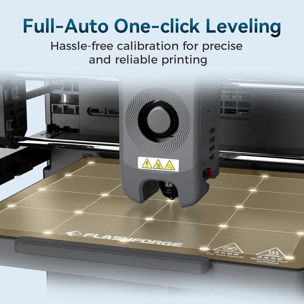 Flashforge Adventurer 5M 3D Printer for Beginners, 600mm/s Fast Printing, Direct Drive (280°C), Auto-Leveling, 8.7'x8.7'x8.7' PEI Build Plate - Ideal for Home, School & Makers