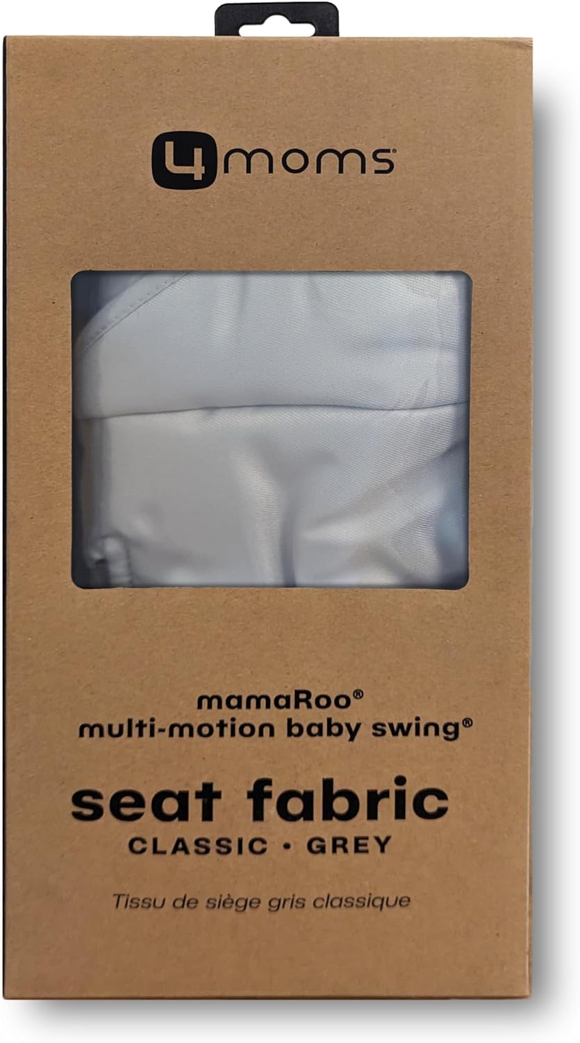 4moms Extra Seat Fabric, MamaRoo Baby Swing, Model 1046, Grey Classic (Pack of 6)