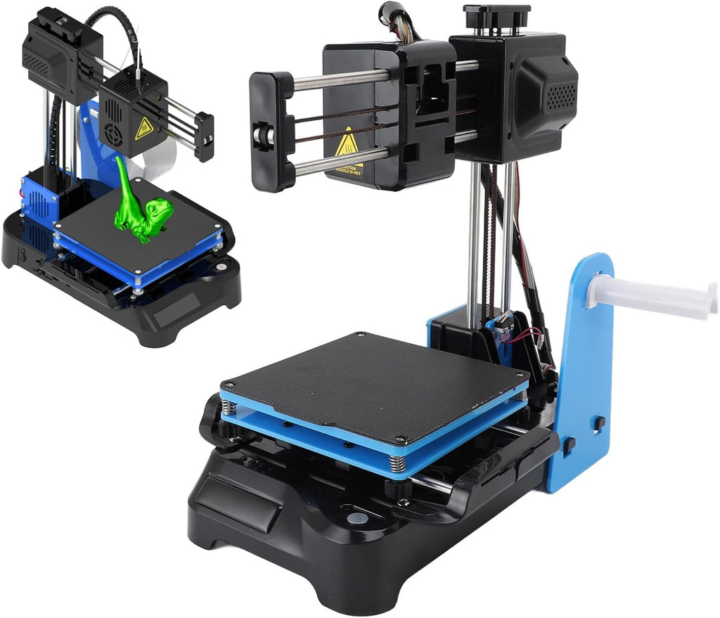 Gonetre Frequency Division Multiplexing 3D Printer for Kids Beginners,Portable Fast Heating Compact Desktop 3D Printing Machine for Education DIY Enthusiasts Students PLA TPU 1.75mm (US Plug)