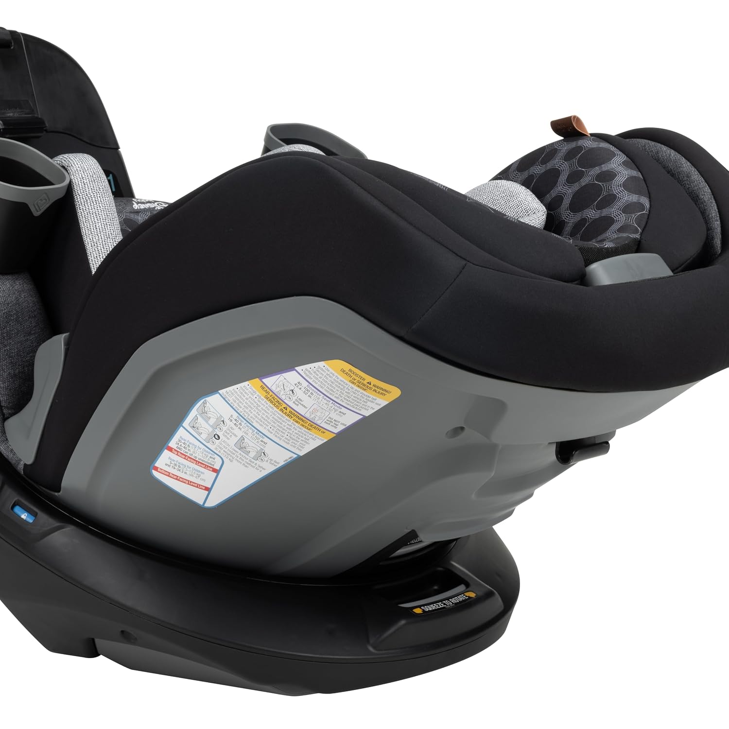 Disney Baby Turn and Go 360 Rotating All-in-One Convertible Car Seat, Vintage Mickey Mouse