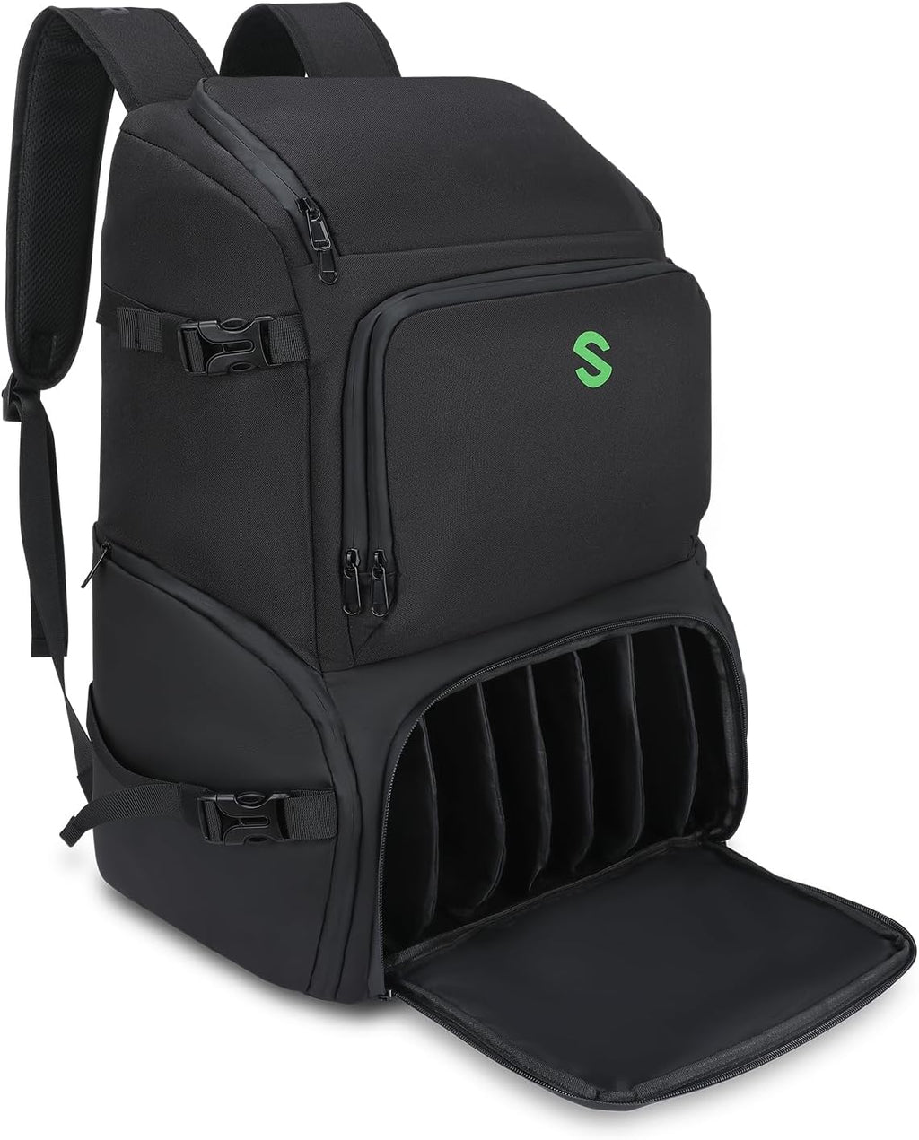 SAVIOUR DJ Accessories Transport Pack - Large Gear Bag for Solo Musicians, DJ Equipment, Mic Stands, and Cables - Durable Gig Backpack
