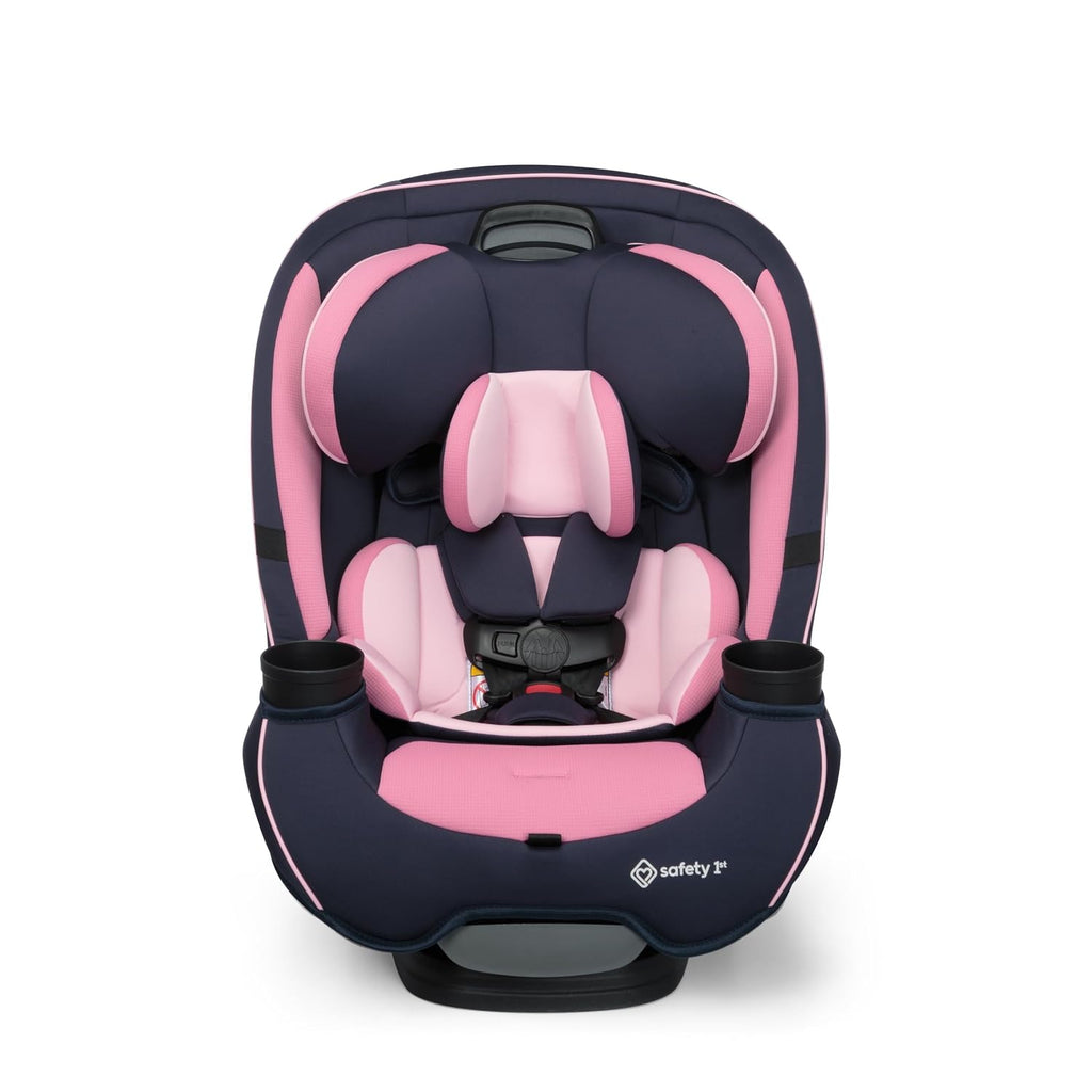 Safety 1st Grow and Go All-in-One Slim Convertible Car Seat, Rear Facing, 5-40 lbs, Forward Facing (30–65 lbs), High Back Booster Seat 40-100 pounds, Vineyard Girl