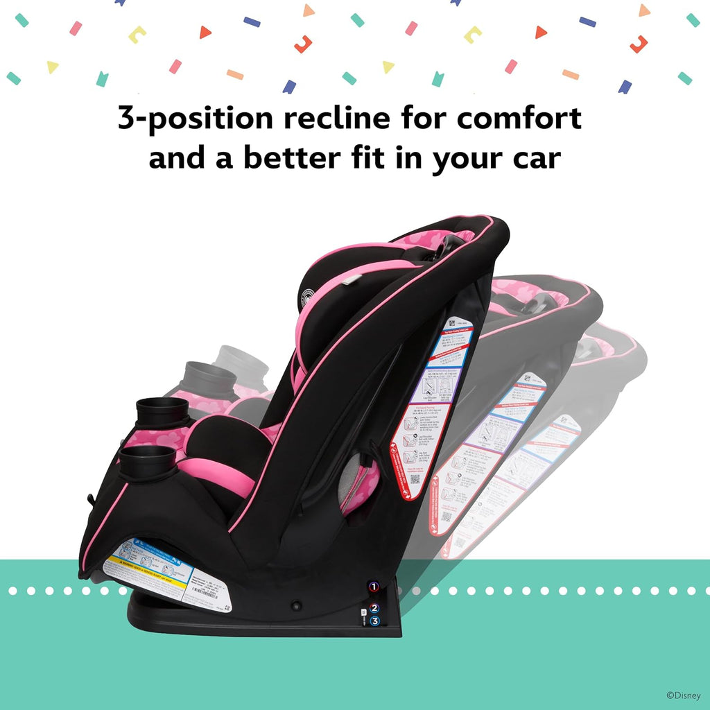 Disney Baby Grow and Go All-in-One Convertible Car Seat, Midnight Minnie