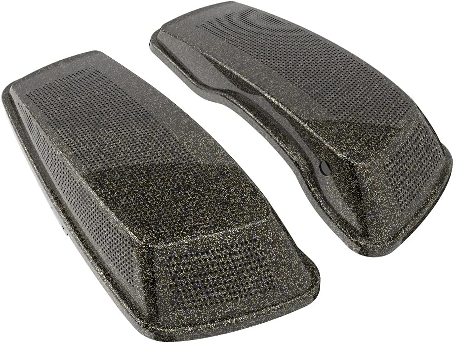 Advanblack Saddlebag Dual 6x9 Speaker lids, Audio Covers Fit for H-D Touring, Road Glide, Street Glide Special, Road King, 2014 2015 2016 2017 2018 2019 2020 2021 2022 2023