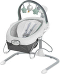 Graco Soothe 'n Sway LX Portable Baby Swing and Baby Bouncer Bouncer, Multi Direction Seat, 2 Speed Vibration, Derby