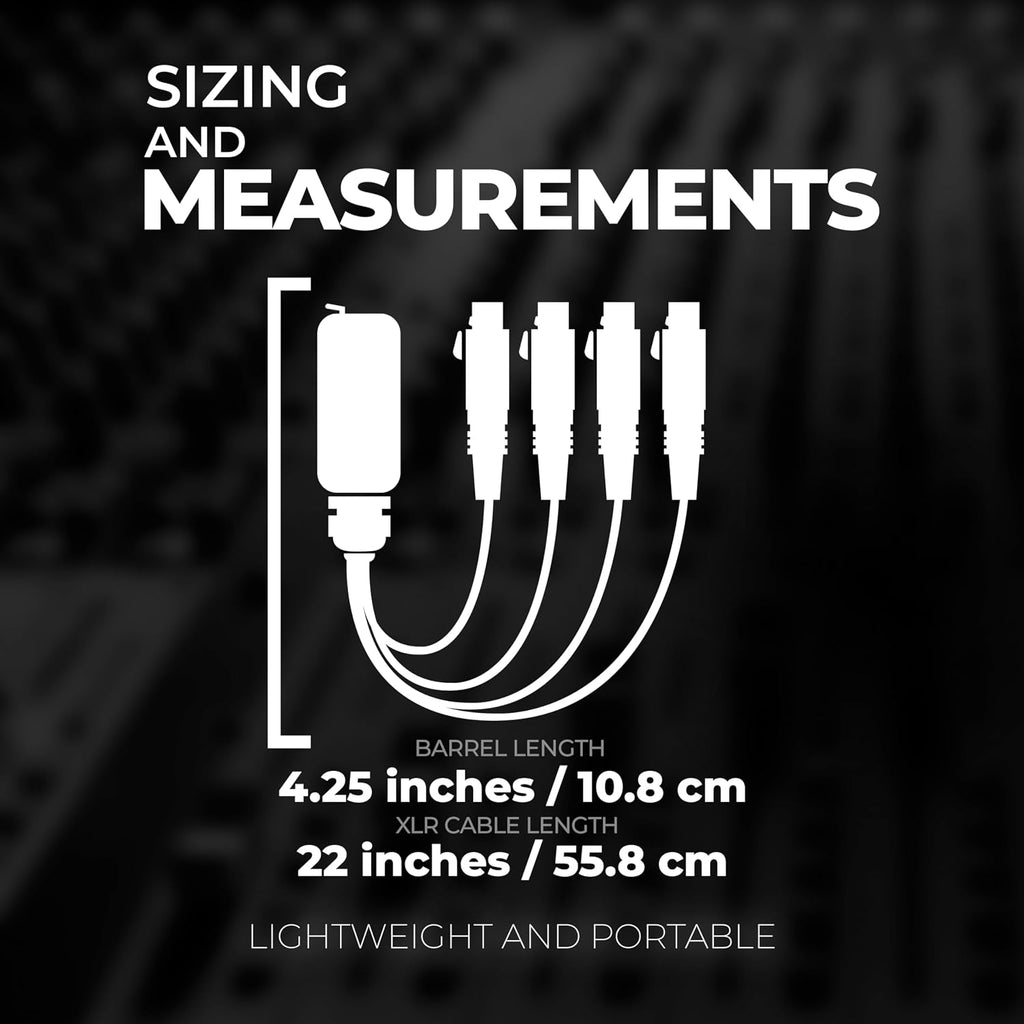 Sound Tools CAT Tails Female – 4 Channel XLR to RJ45 Adapter – Analog Audio Over CAT5e/6/7 – Neutrik Connectors – Mogami AES3 Grade Cable – Durable Aluminum Housing for Stage, Studio & Live Sound