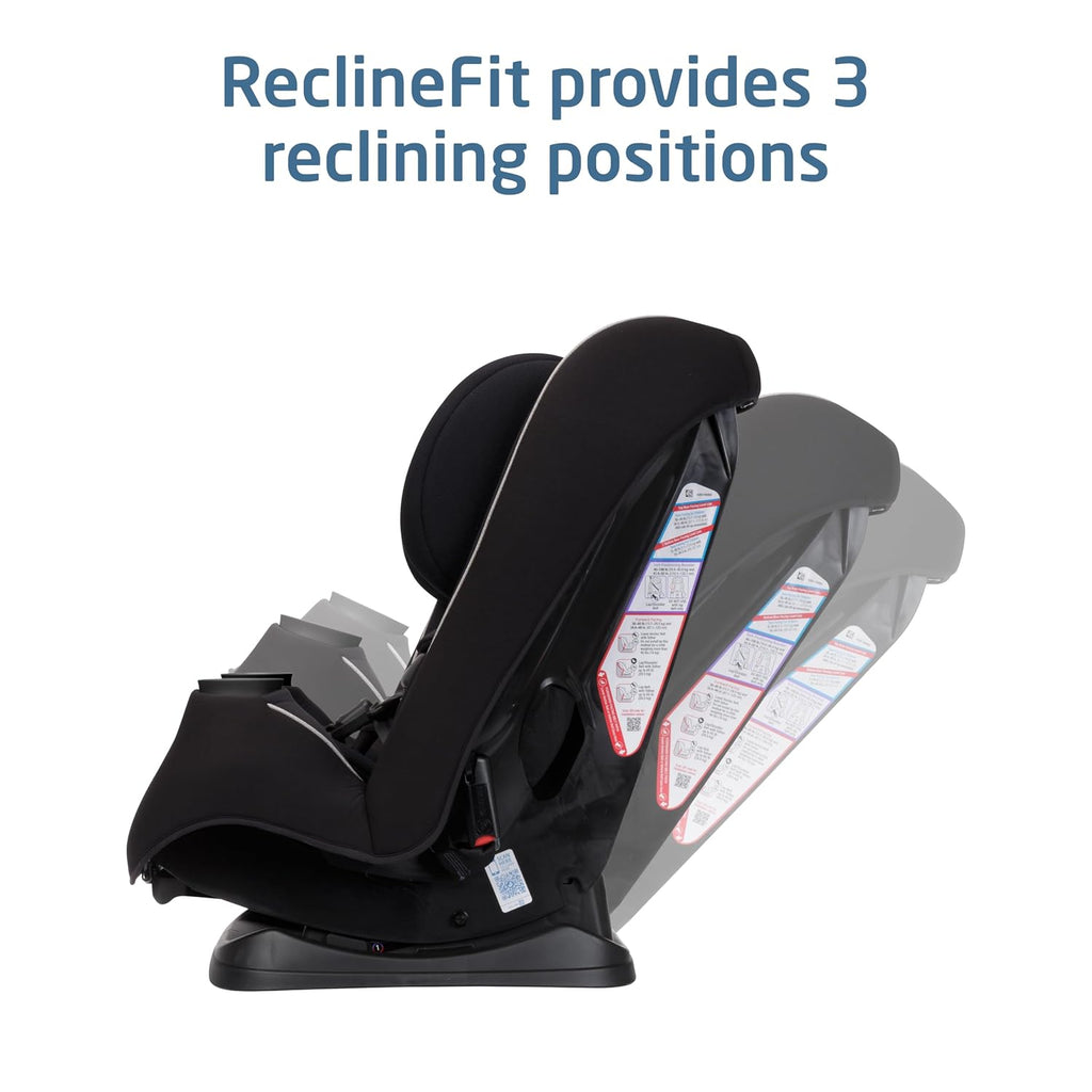 Maxi-Cosi Pria Max 3-in-1 Convertible Car Seat, Infant to Toddler Car Seat, ClipQuick Magnetic Chest Clip, Quick-Install Latch, Machine-Washable Cover, 5-100 lbs, Caspian Caviar