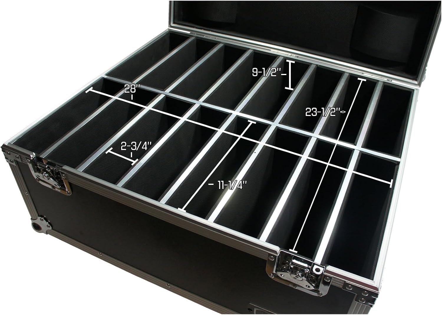 Harmony Audio HC16SLIMPAR64 Lighting 16 Space Slimpar Can Light Flight Custom Case New