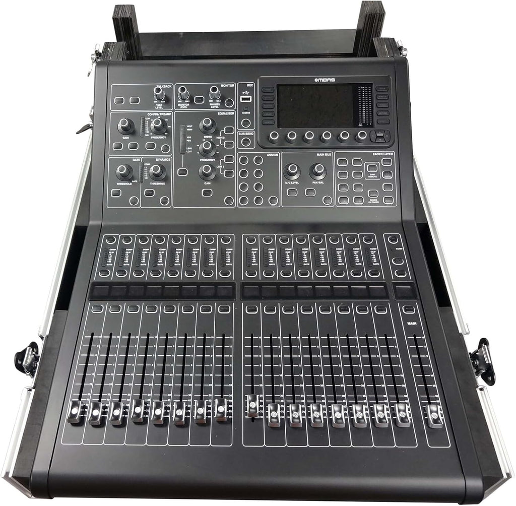 ProX XS-MIDM32RDHW ATA Digital Audio Mixer Flight Case for Midas M32R Console with Doghouse Compartment and Caster Wheels