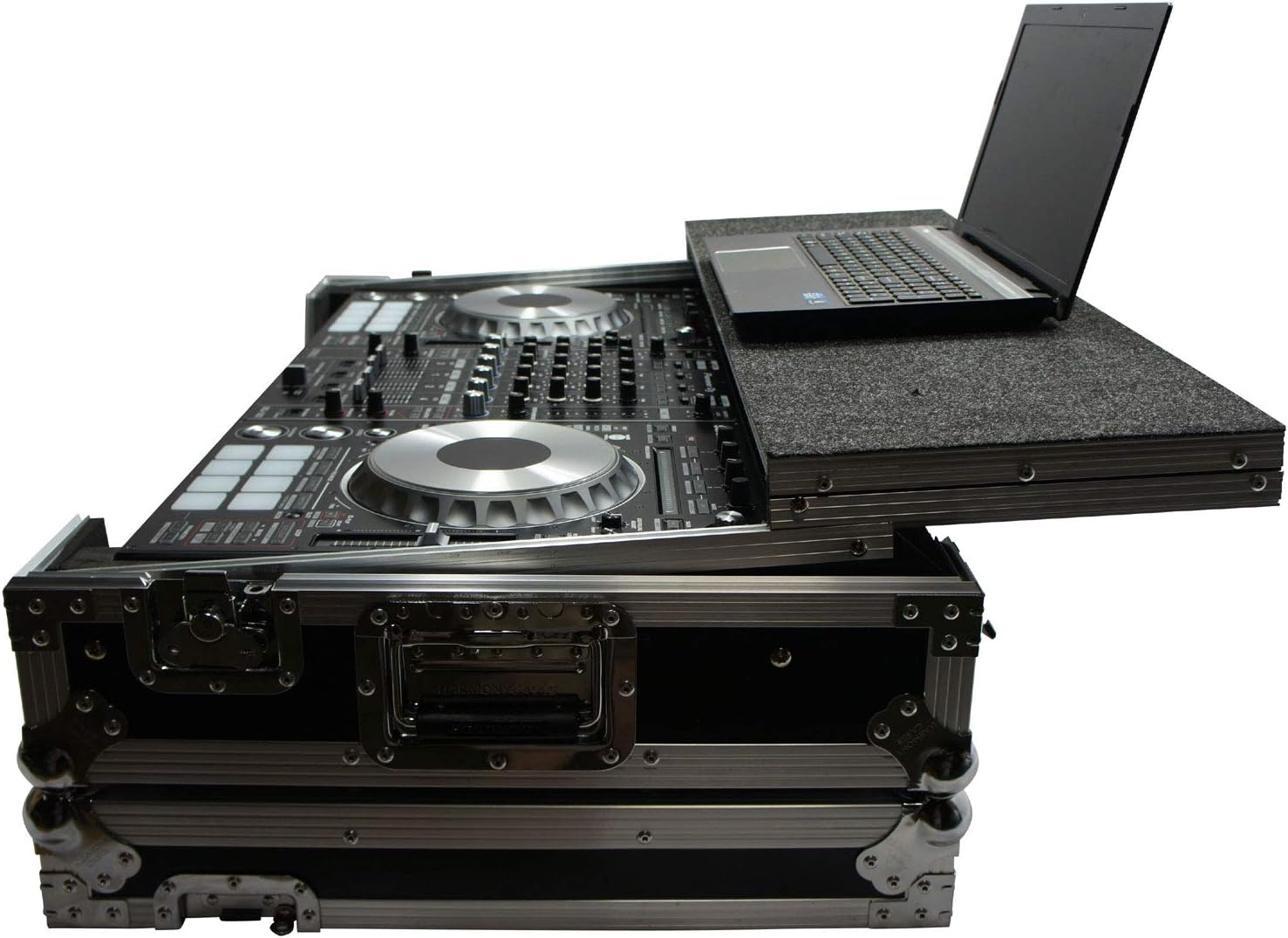 Harmony Audio HCDDJSZWLT Flight Glide Laptop Stand DJ Custom Case Compatible with Pioneer DDJ-RZ