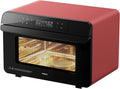 ROBAM Toaster Oven Air Fryer Combo R-BOX Red, 23QT Countertop Convection Steam Oven, Rapid Steam, Bake, Air Fry, Broil, Dehydrate, Defrost, Ferment, Steam Self-Clean, Touchscreen Control