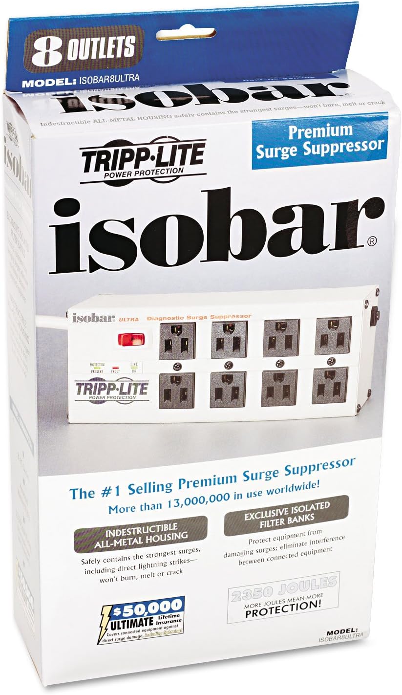 Tripp Lite - TRPISOBAR8ULTRA - Isobar ISOBAR8ULTRA 8 Outlets Surge Suppressor