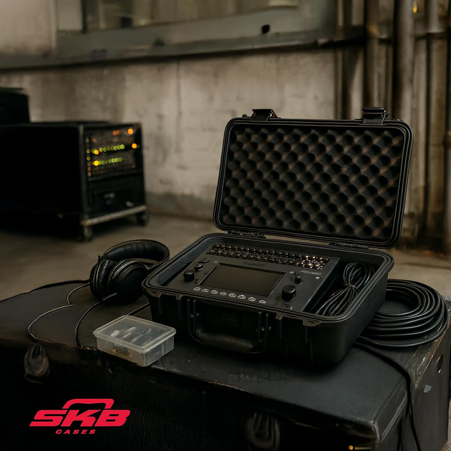 SKB iSeries Allen & Heath CQ-12T or CQ-18T Mixer Waterproof Hard Case, Polypropylene Shell with Custom Foam Interior and Internal Side Pocket