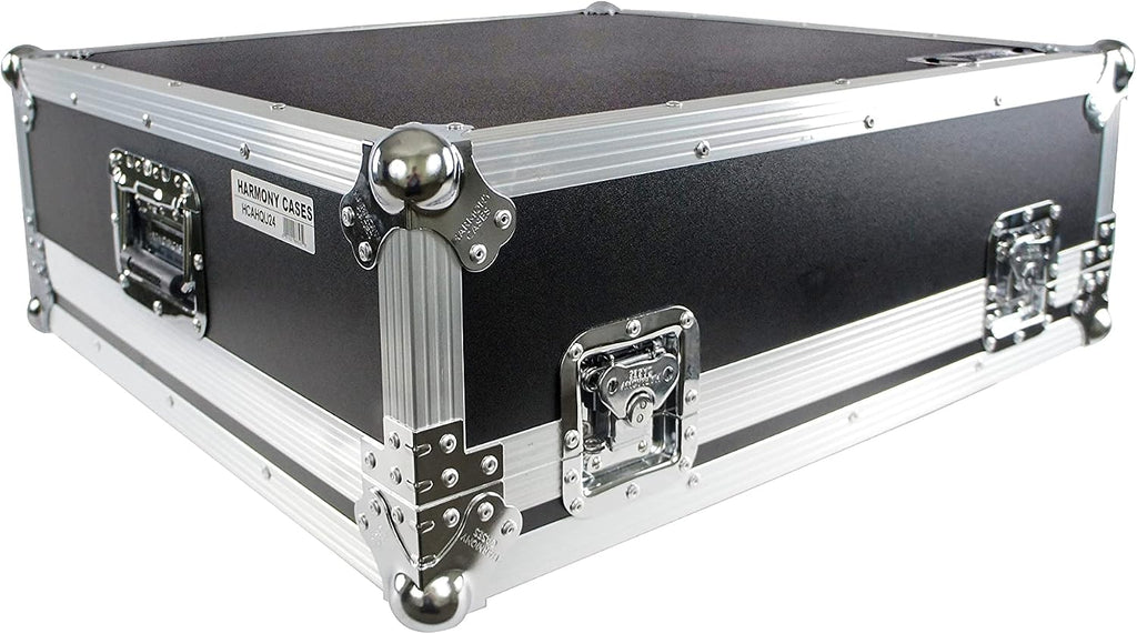 Harmony Audio Cases HCAHQU24 Compatible With Allen & Heath QU-24 Digital Mixer Flight DJ Road Custom Case