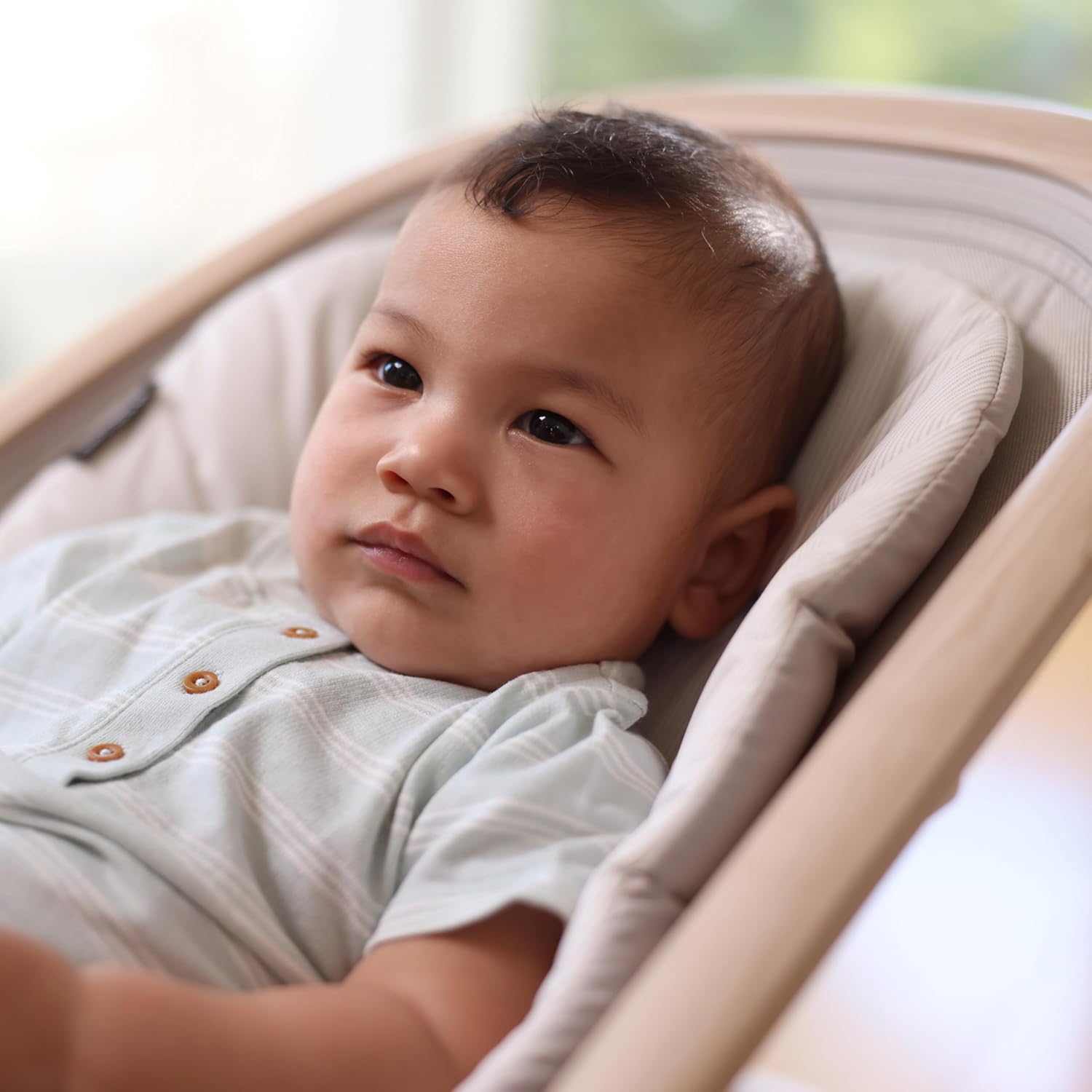 Maxi-Cosi Kori 2-in-1 Baby Bouncer Seat for Infants, Baby Rocker Chair, Portable Bouncer, Truffle