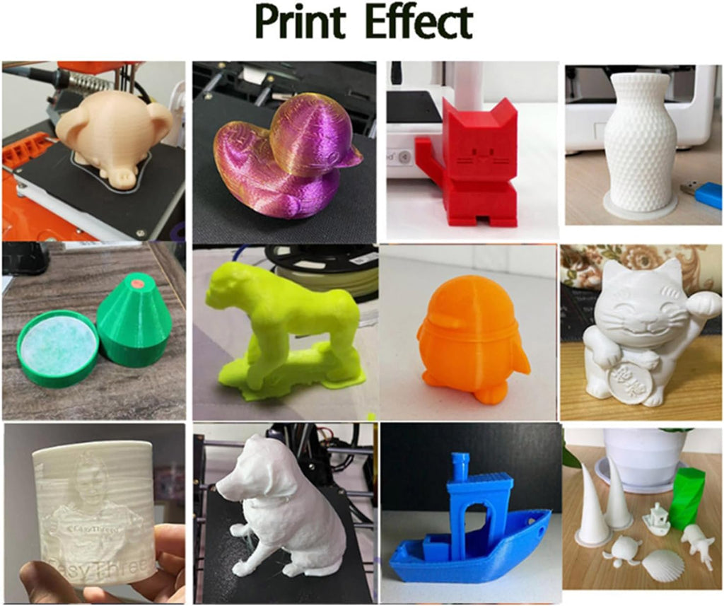 Portable 3D Printer - Compact FDM 3D Printer with Removable Build Plate, PLA & TPU Filament Compatibility, 0.4mm Nozzle, 100x100x100mm Build Volume, Easy-to-Use Design for Beginners