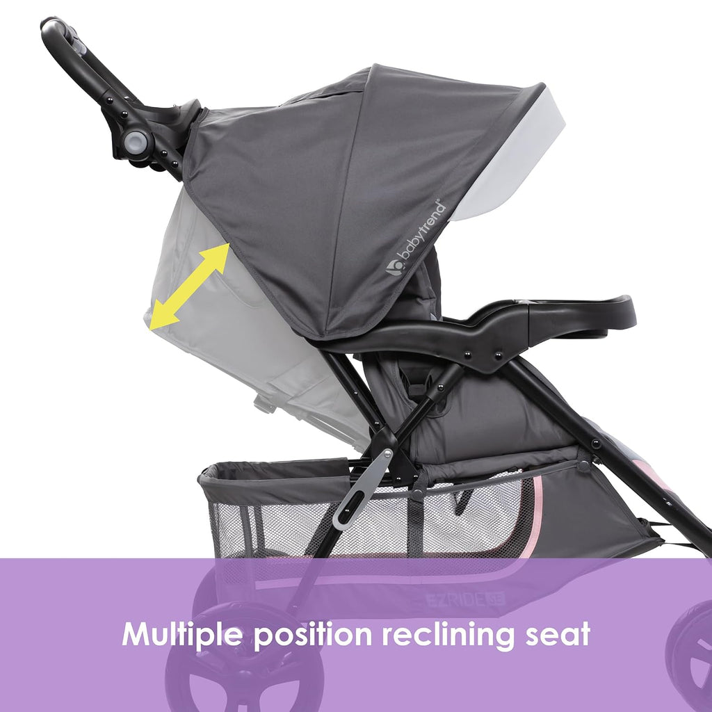Baby Trend EZ Ride SE Travel System with Secure-Lift Infant Car Seat, Bluebell
