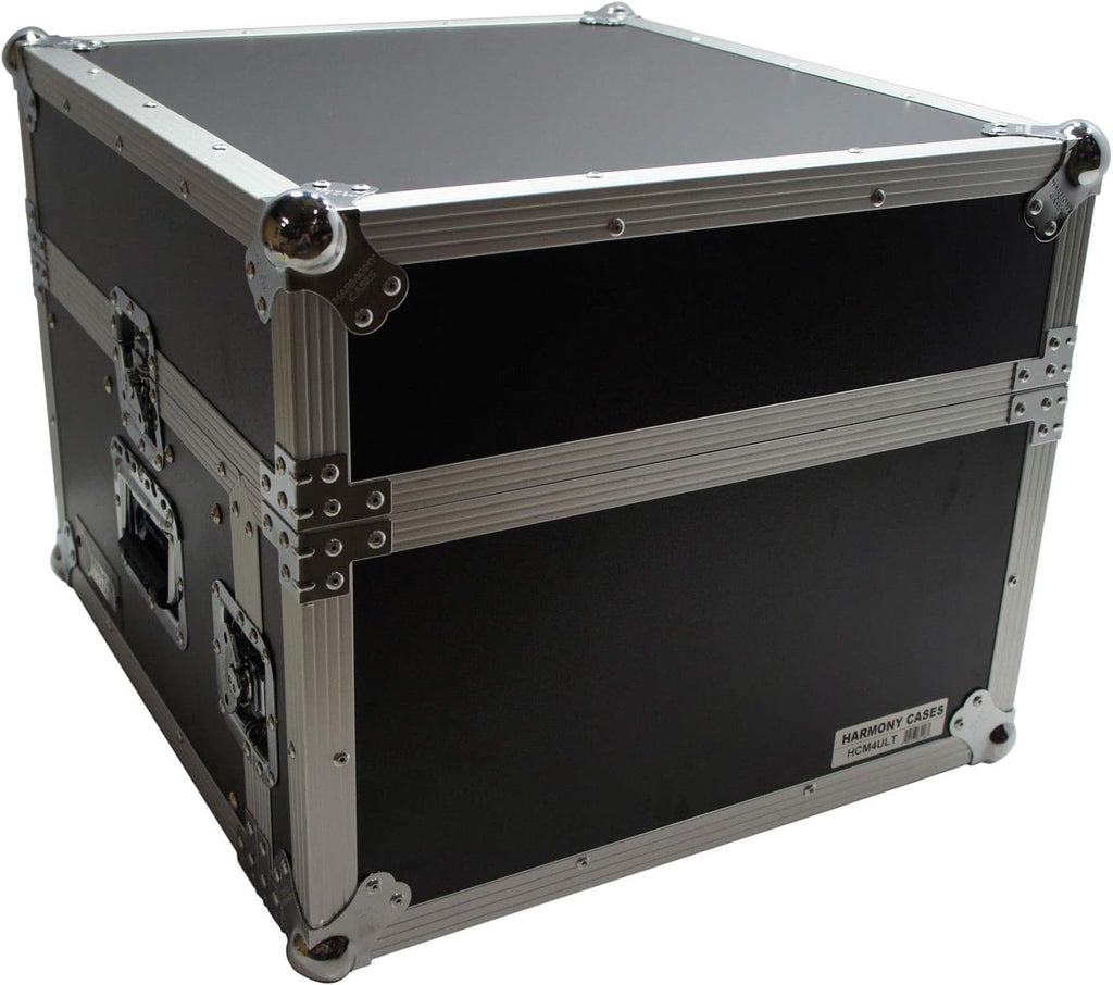 Harmony Audio Cases HCM4ULT DJ Laptop Glide 10U Slant Top 6U Vertical Rack Case New