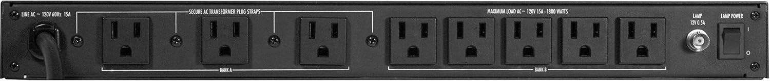 Furman P-1800 AR Advanced Level Voltage Regularor/Power Conditioner, 15 Amp, Regulates 97-137 Volt Input Range to 120 Volt Output