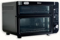 Ninja (Refurbished) DCT401QBK 12-in-1 Double Oven with FlexDoor, FlavorSeal & Smart Finish, Rapid Top Convection and Air Fry Bottom, Bake, Roast, Toast, Air Fry, Pizza and More, Black (Renewed)